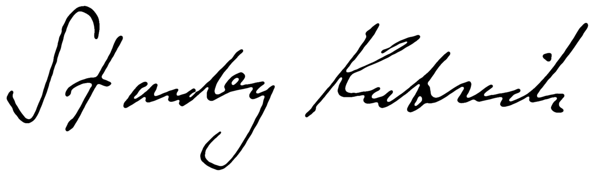 Stanley Kubrick Signature