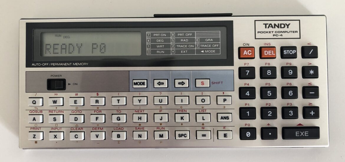 Tandy Pocket Computer PC-4