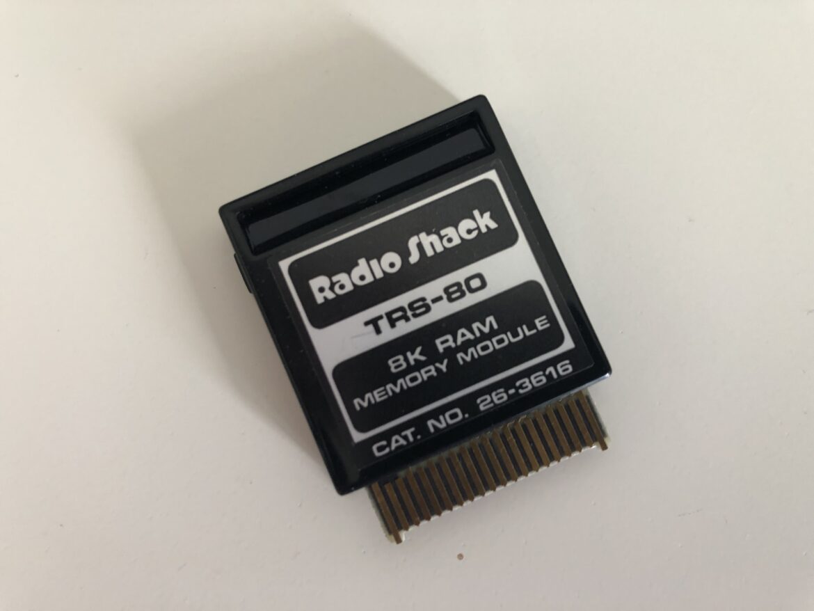 Radio Shack TRS-80 8K RAM Memory Module