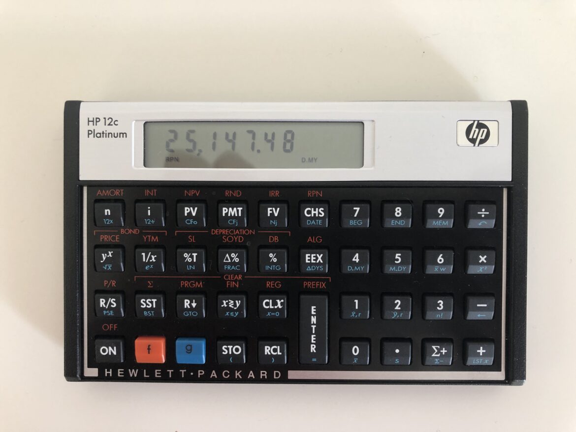 HP-12C Platinum Financial Calculator