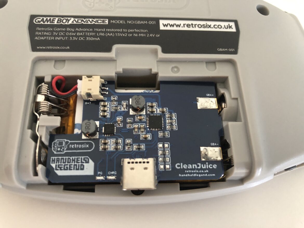 RetroSix CleanJuice for Game Boy Advance