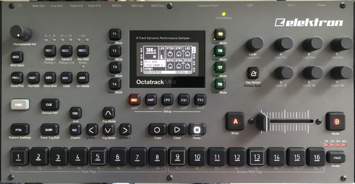 Elektron Octatrack MKII 8 Track Dynamic Performance Sampler