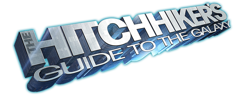 The Hitchhiker's Guide to the Galaxy movie logo
